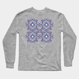 Blue Diamonds Long Sleeve T-Shirt